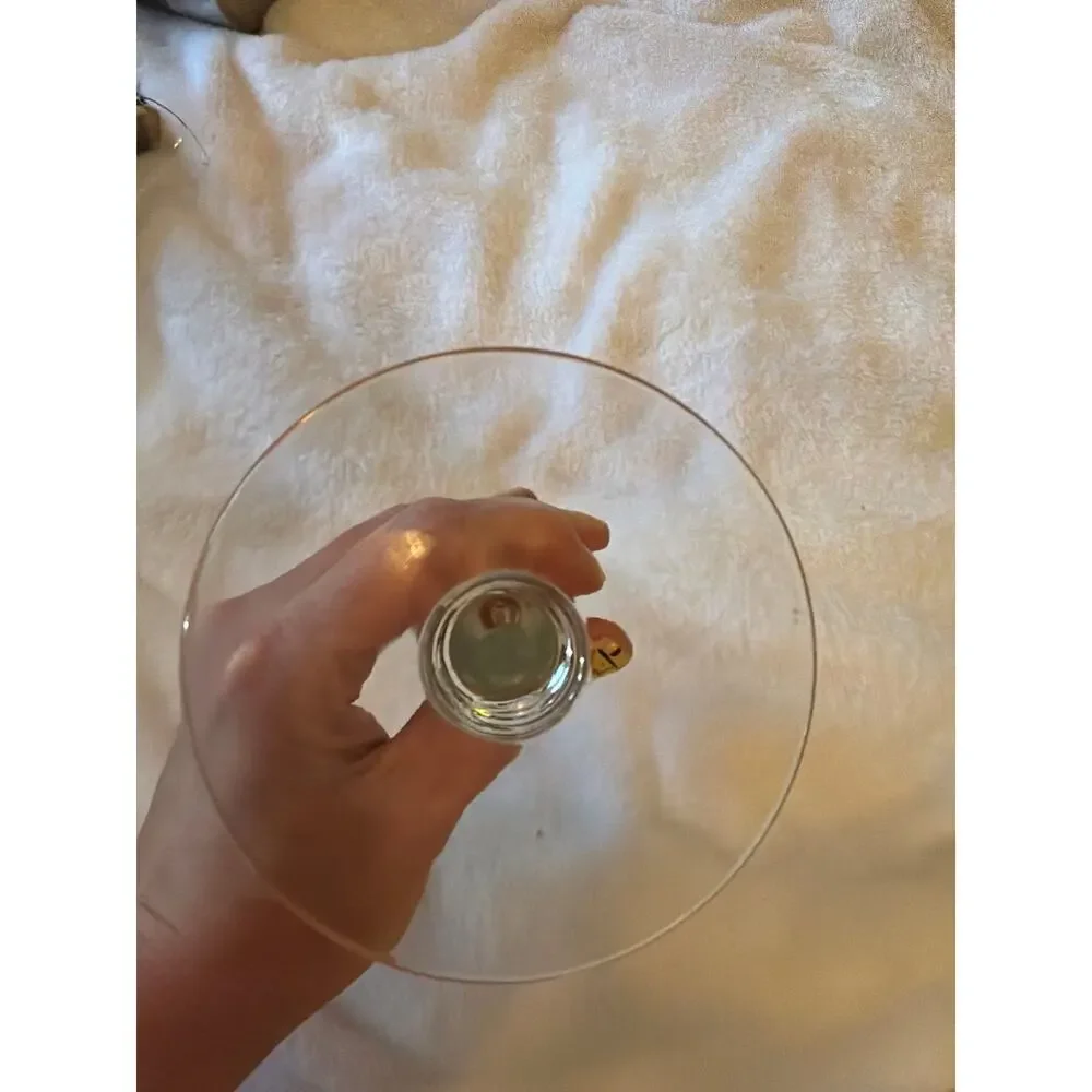 Clear Glass Champagne Flute Tall Slender Stemmed Wine Glass Single Replacement